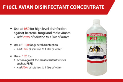 F10CL Avian Disinfectant Concentrate