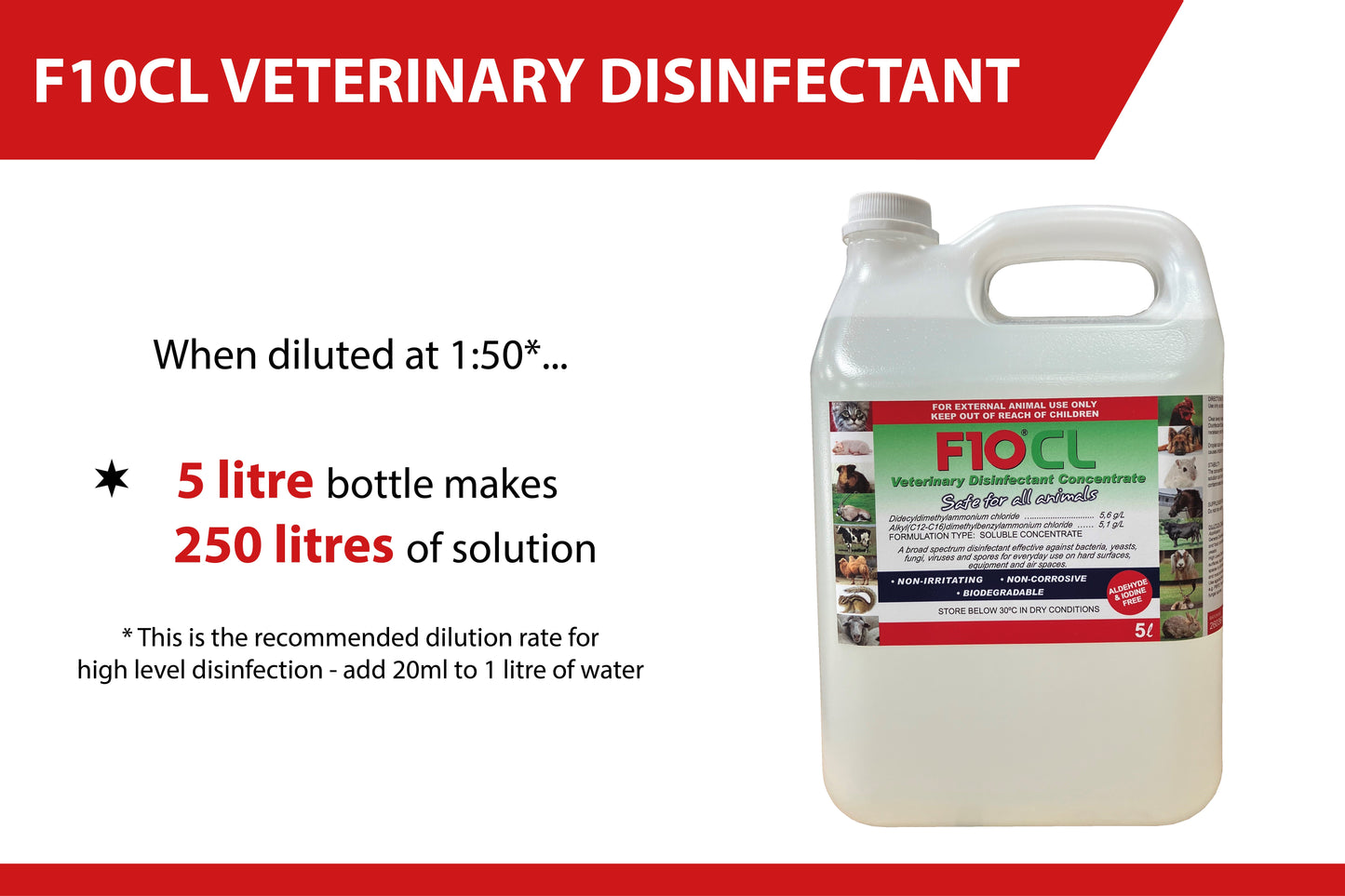 F10CL Veterinary Disinfectant