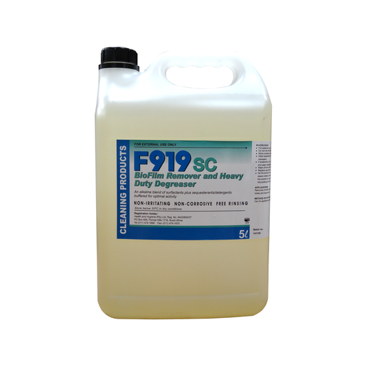A 5 litre bottle of F919SC